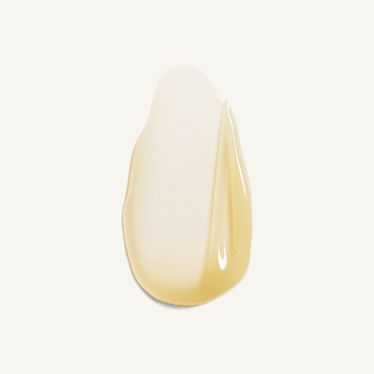 ZO Growth Factor Eye Serum product swatch on a warm cream background