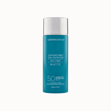 Load image into Gallery viewer, Colorescience Face Shield Matte SPF 50 mineral sunscreen bottle