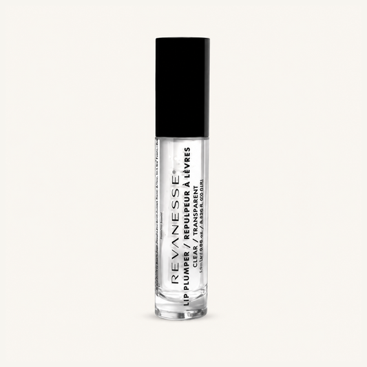 Revanesse Lip Plumper in Clear on a warm creamy background