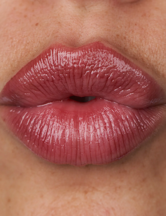 Facile Lip Jelly Berry product on model lips