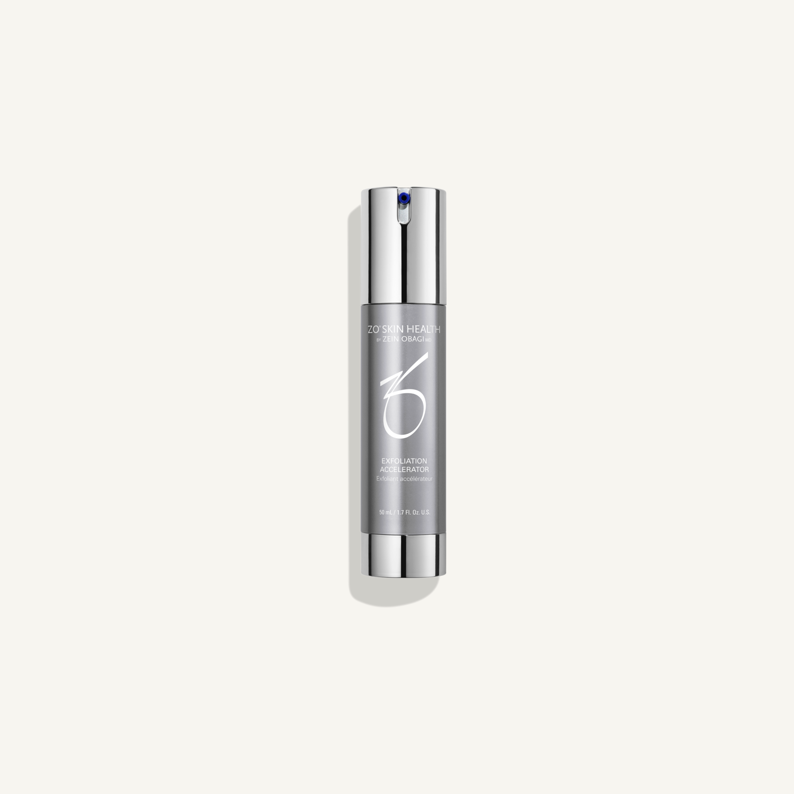 ZO Exfoliation Accelerator on a warm cream background