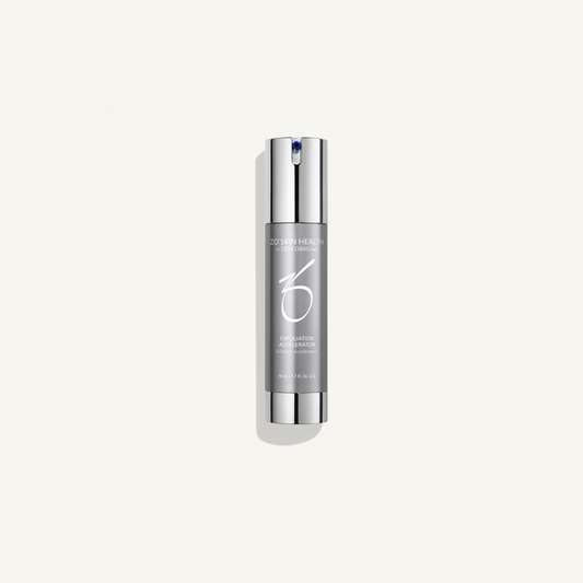 ZO Exfoliation Accelerator on a warm cream background
