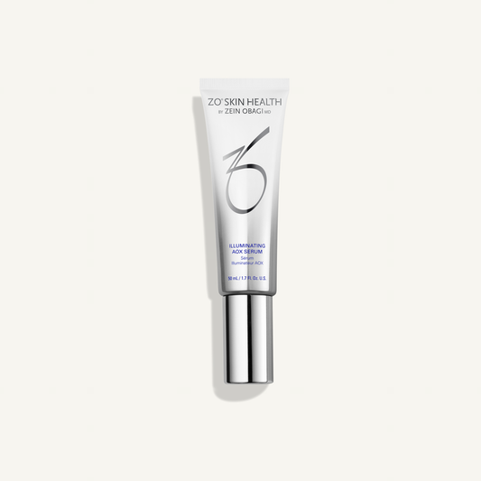  ZO Illuminating AOX Serum 50 mL on a warm cream background