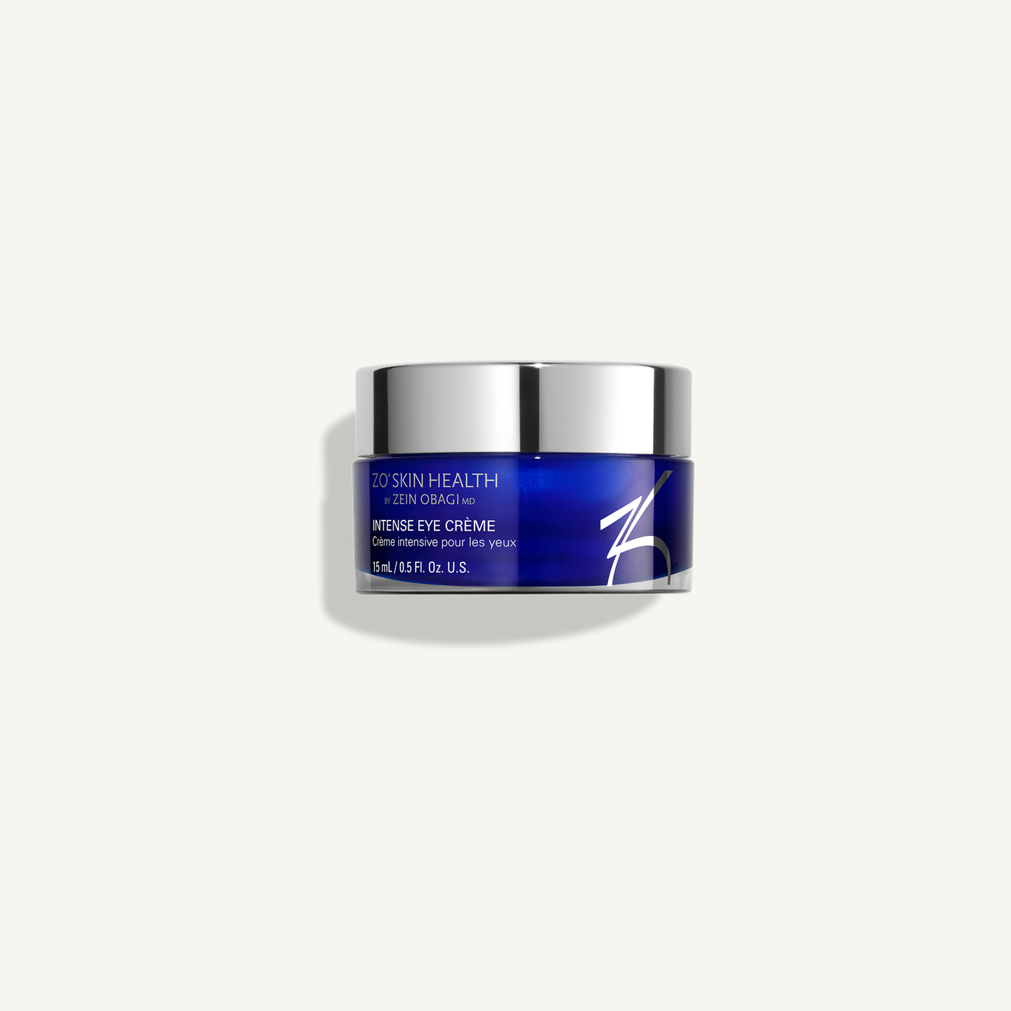 ZO Intense Eye Crème on a warm cream background