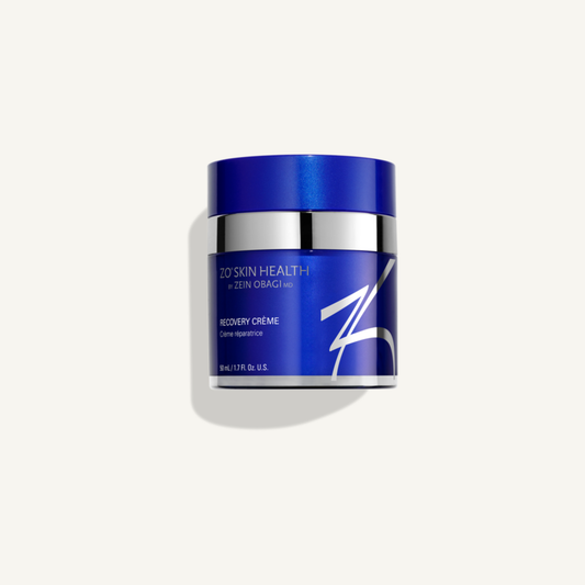 ZO Recovery Crème on a warm cream background