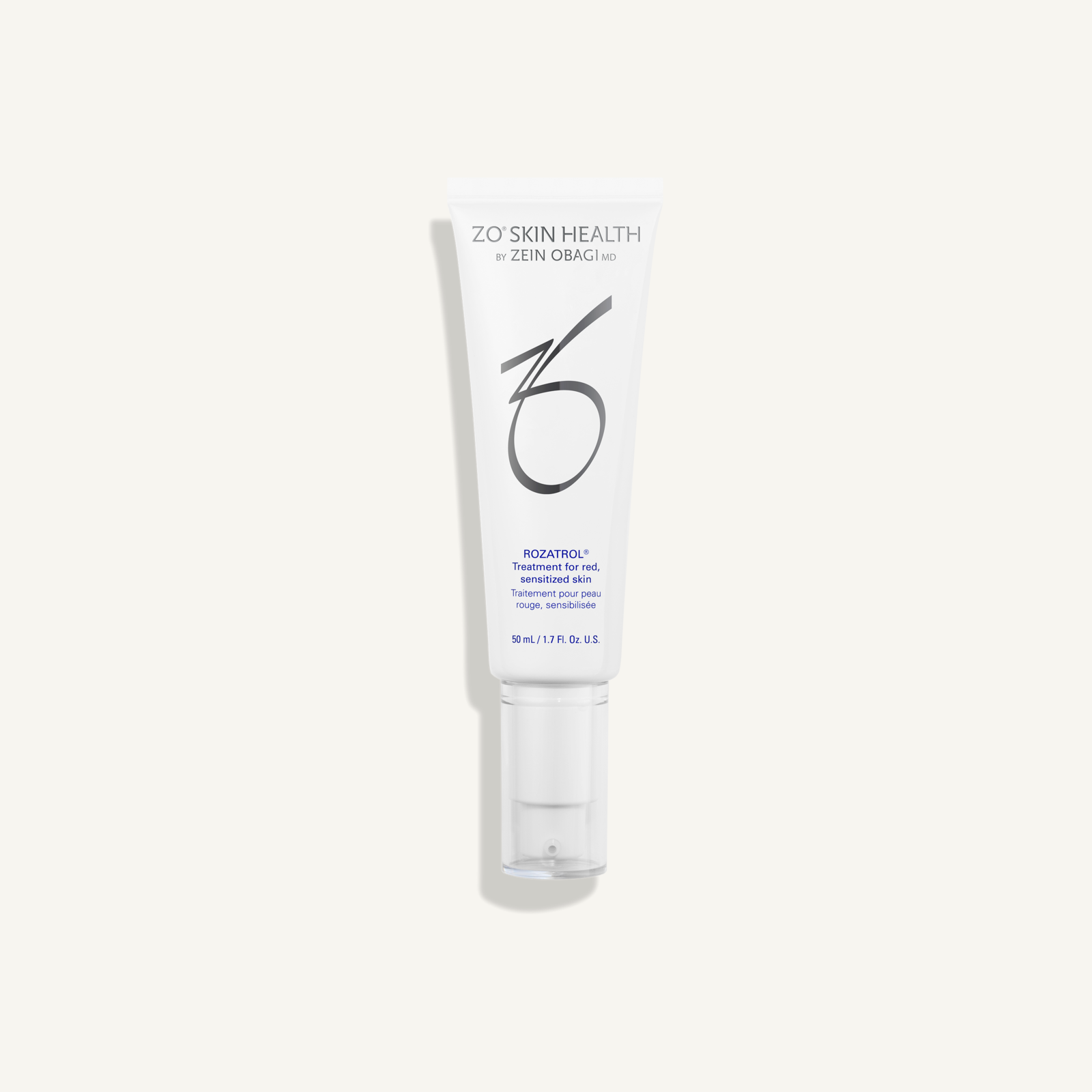 ZO Rozatrol®, 50 mL on a warm cream background