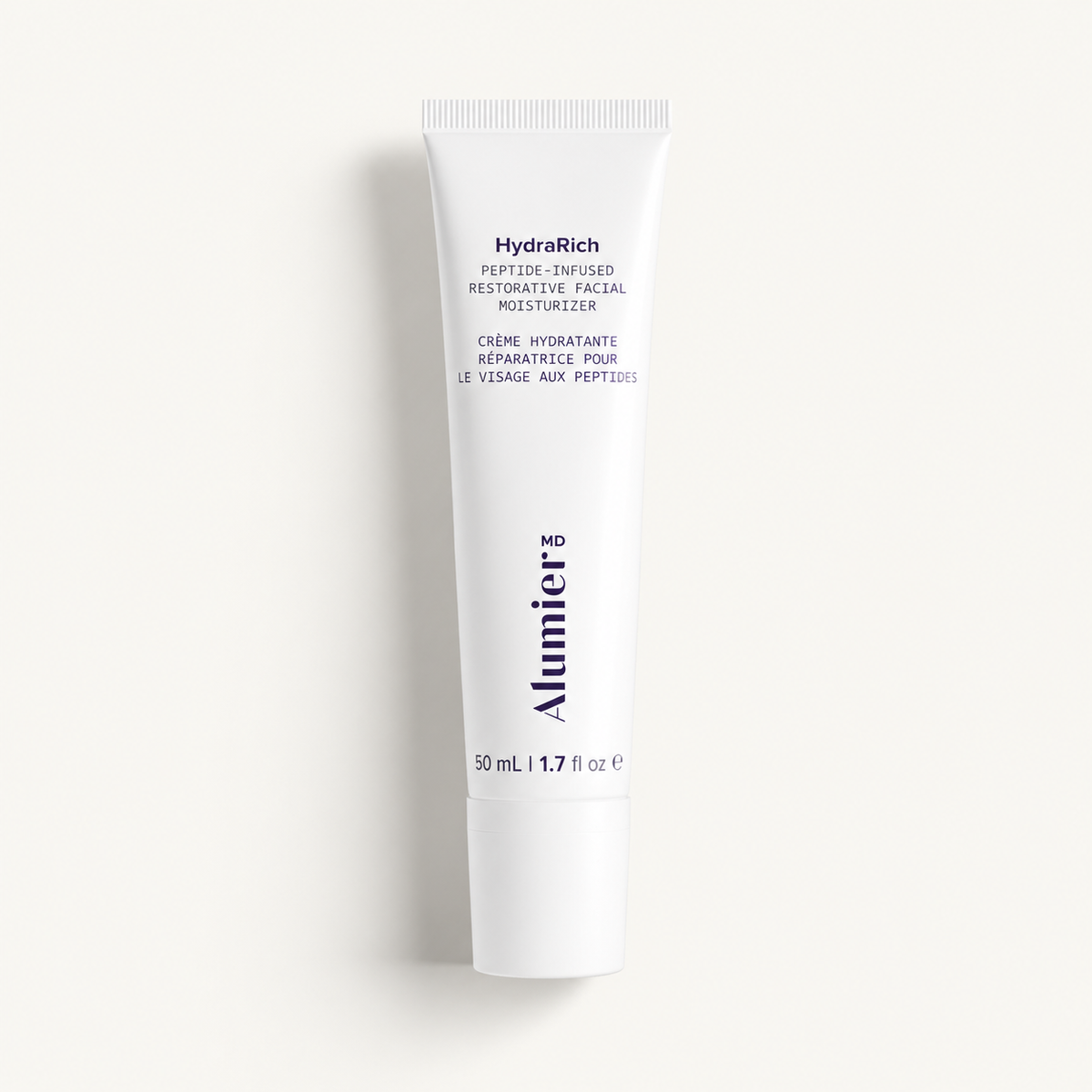 AlumierMD rich product photo on Minte ivory background