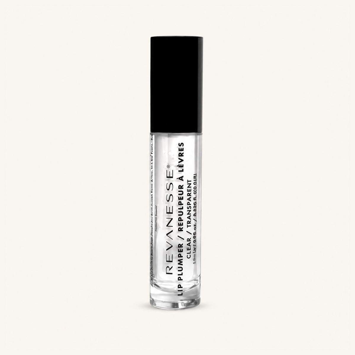 Revanesse Lip Plumper in Clear on a warm creamy background